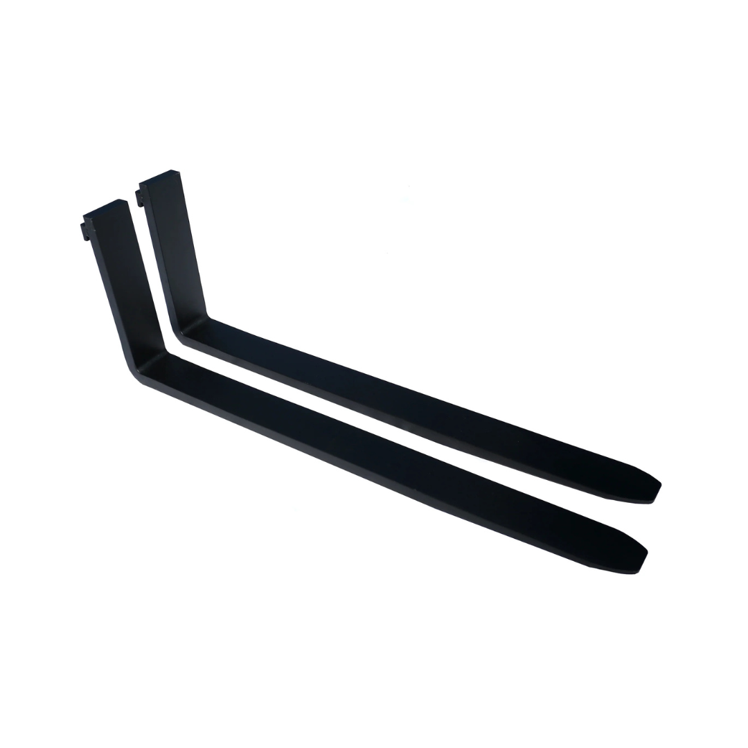 Next Lift standard taper forklift fork — detail view of tapered tip and finish