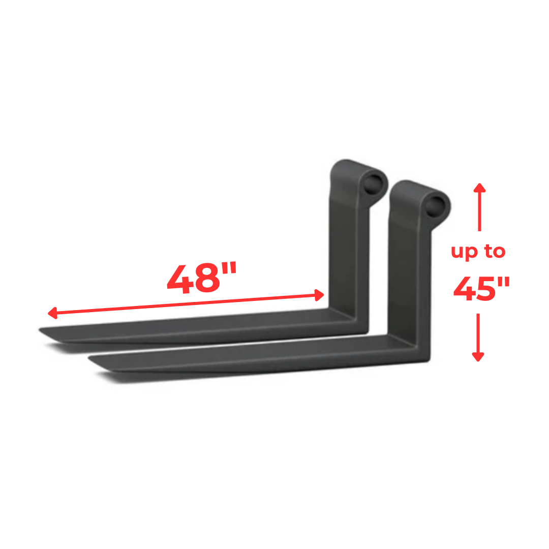 Next Lift 48 inch shaft mount forklift forks, sold as a pair